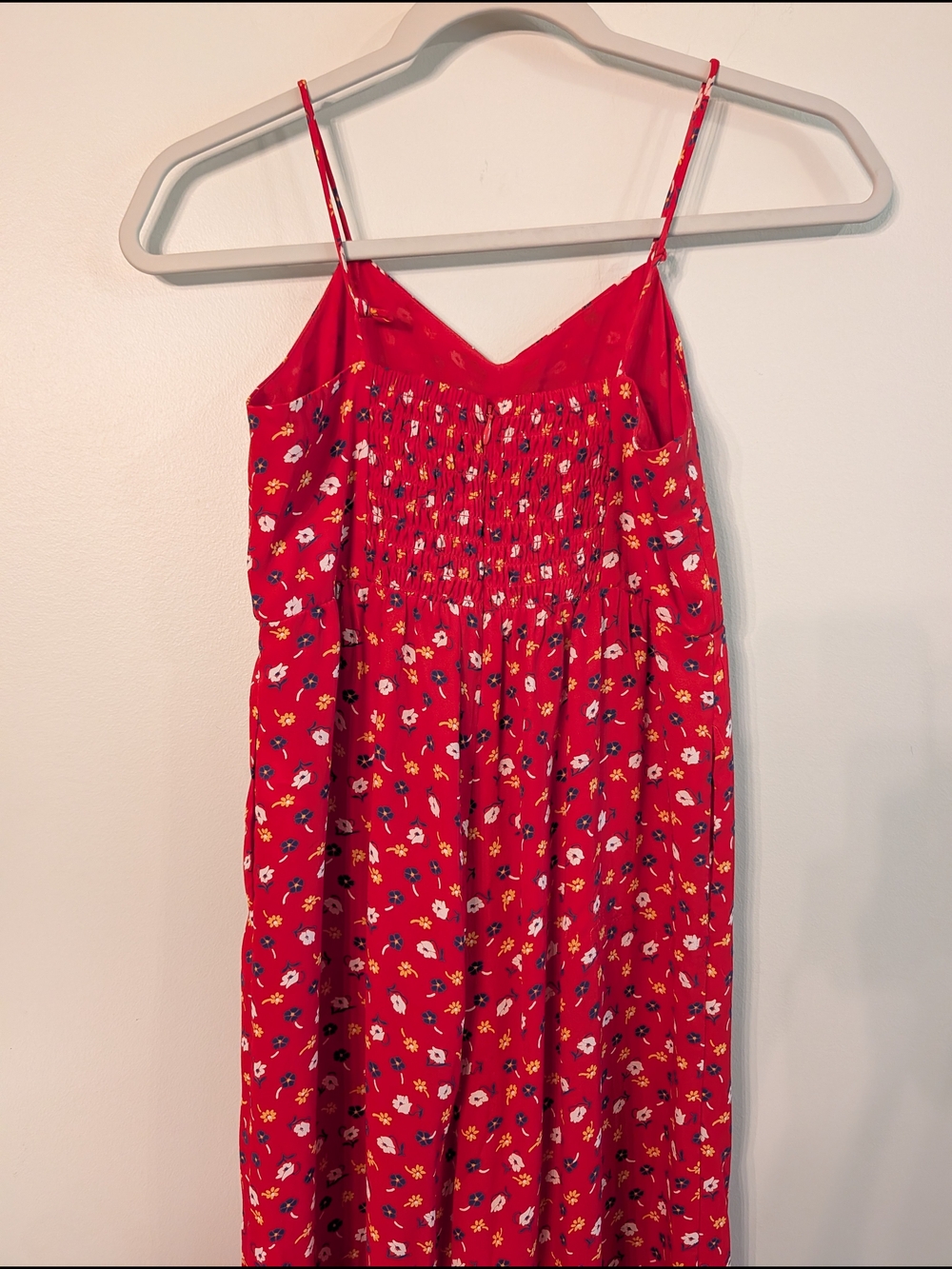 Madewell Rust Floral Wide-Leg Jumpsuit - Picture 3 of 6